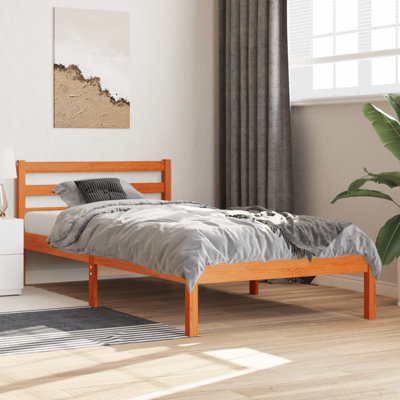 Sadye Solid Wood Bed