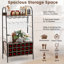 Keren Kitchen Wine Rack with Stemware Holder