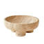 Priory Low Bowl-Travertine