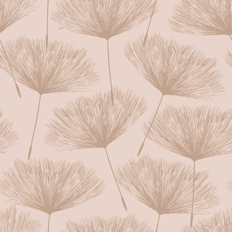 Dutch Wallcoverings Wallpaper Fleur, Pink