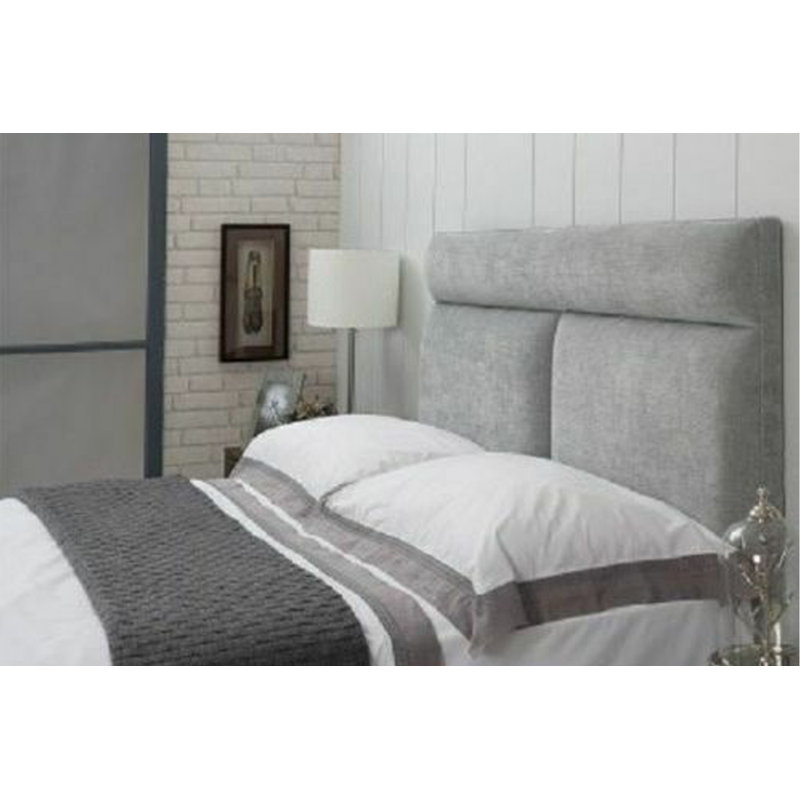 Durkin Upholstered Headboard, Dark Grey, Small Double (4')