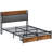 Metal Bed Frame with Headboard and Charging Station, Beds with Storage Drawers-1581202132-1587215517