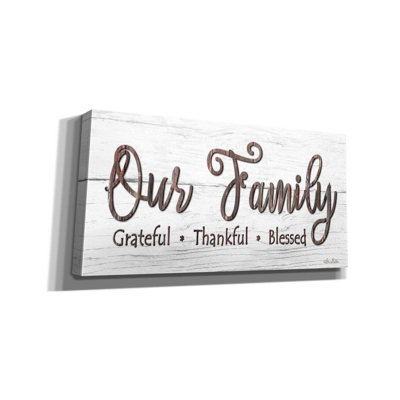 «Our Family» par Lori Deiter, art mural sur toile