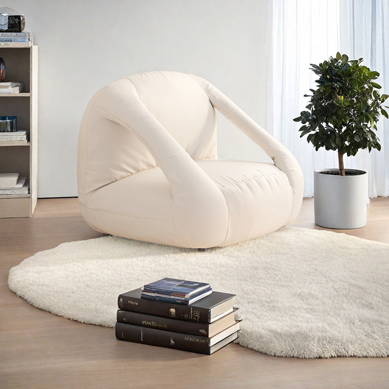 Chaise d'appoint en tissu de style moderne