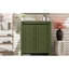 Meuble-lavabo de 30 po de couleur olive avec lavabo en céramique, poignées de porte cachées, fonction de fermeture en douceur et assemblage facile pour les petits espaces-1258466339-1258466396
