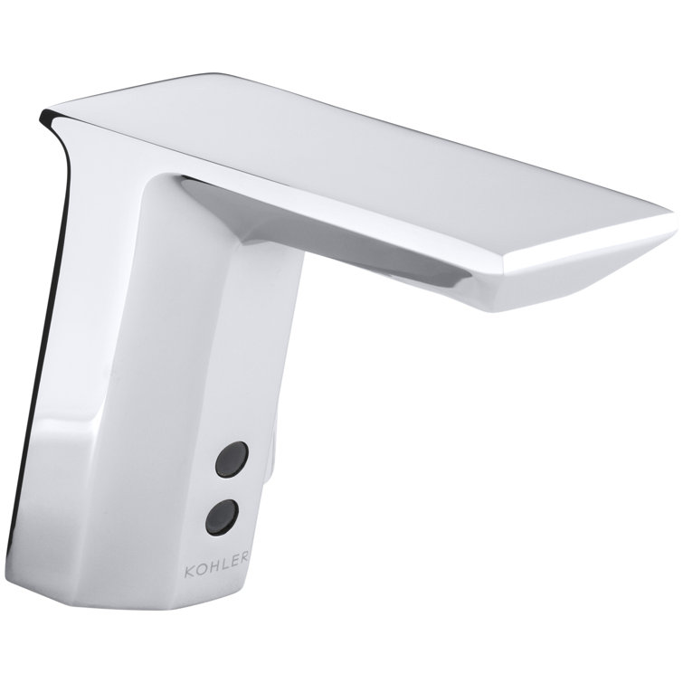 KOHLER Gooseneck Single-Hole Touchless Hybrid Energy Cell-Powered Commercial Faucet with Insight Technology in Polished Chrome