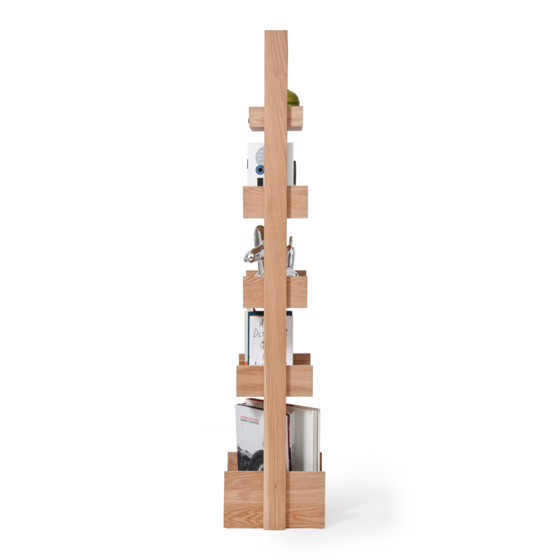 Bibliothèque en bois H 61 "x l 12"