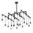20 - Light Wrought Iron Bulb Pendant