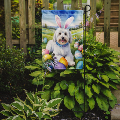 Easter Egg Hunt Double Sided 15.5'' H x 11.25'' W Polyester Easter Garden Flag