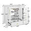 Meuble-lavabo classique 36 "avec lavabo en céramique-2133843767