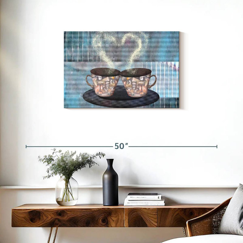 Yarlin Coffee For Two, 20" H x 30" W