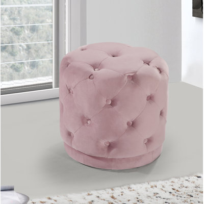 Olivios Velvet Ottoman
