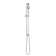 Square And Round Slidebar Kit With Integrated Water Outlet And Multifunction Hand Shower Chrome