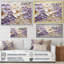 Violet et blanc, minimalisme, violettes - Violettes, impression sur toile-97047658-119772013-97047655