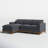 Bazil Upholstered L-Shaped Sectional Left Hand Facing-428958382