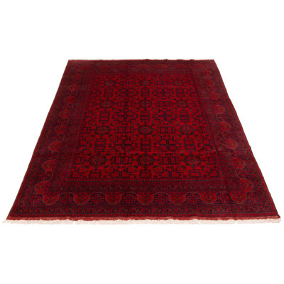 Tapis rouge 6 pi 7 po x 9 pi 5 po Finest Khal Mohammadi