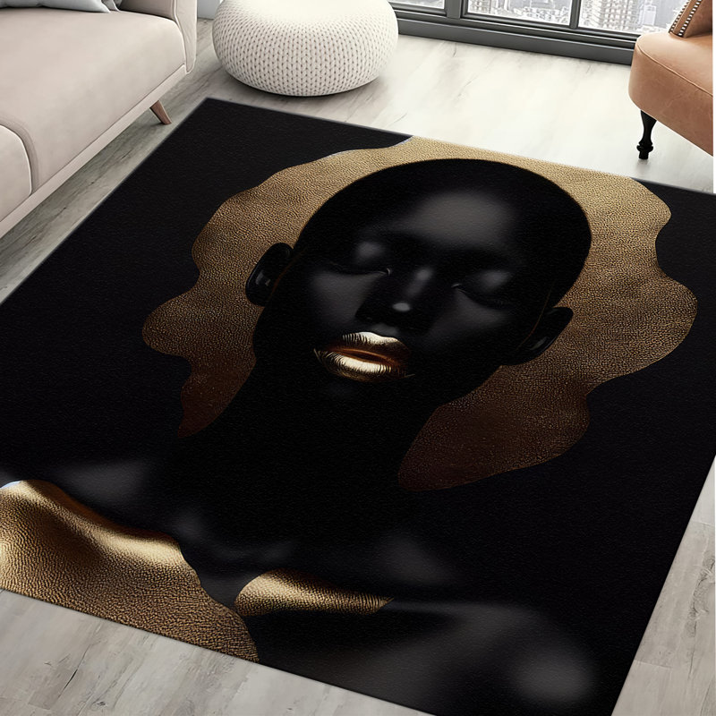 Non Woven Soft Type Printed Rug Featuring a Sophisticated Floral Design in Subtle Hues Perfect Addition to Any Living Room Bedroom or Office Space