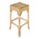 Flora Rattan Scalloped Bar and Counter Height Stool