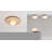 Knock Glass LED Flush Mount