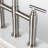 KPAIDA Bridge Kitchen Faucet with Pull Down Sprayer, 3 Hole 8 Inch Kitchen Sink Faucet-69050224
