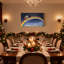 «Christmas Santa Flying Over Rainbow», ensemble de 3 reproductions d'art sur toile-208318018