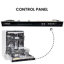 	Equator 24" Built In Tall Tub Dishwasher 15 Place+3rd Rack 8 Wash 1400 RPM, Turbo Dry 110V E-Star ADA -85055892