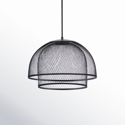 Single Light Iron Dimmable LED Pendant