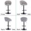 Merlene Swivel Upholstered Counter Stool with Metal Frame-71205836