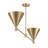 Moderne 2-Light Chandelier