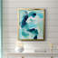 «Teal Composition I», toile encadrée de qualité supérieure - prête à être accrochée-1118333978-1118333979