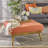 Rectangle Upholstered Fabric Ottoman-1651301553