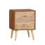 Ankica 45cm W Solid Wood Bedside Table