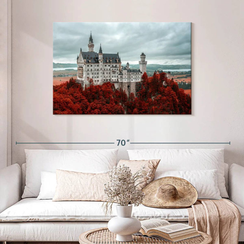 Château Lilie Grand Neuschwanstein, H 30 po x l 45 po