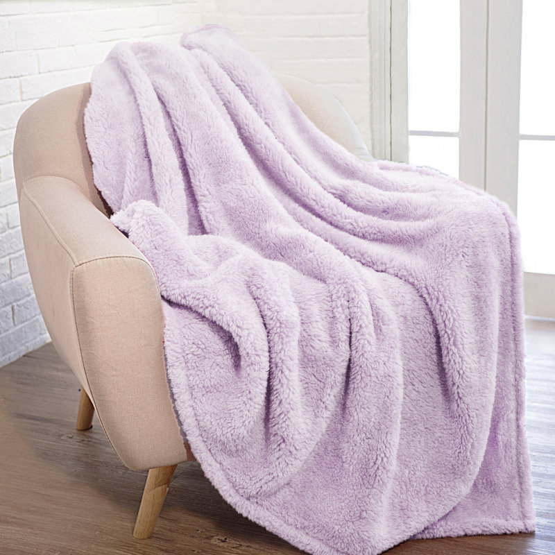 Couverture, 50 po x 60 po, Lavande