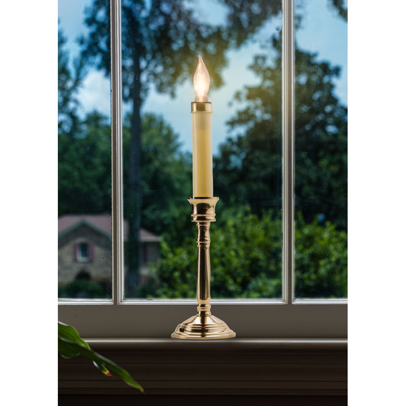 Unscented Flameless Candle with Metal Holder