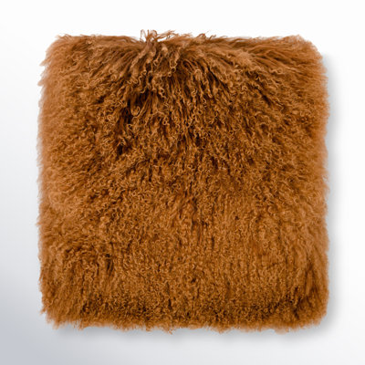 Winson Genuine Sheep Skin Throw Pillow