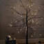Lighted Artificial Spruce Christmas Tree-454989829