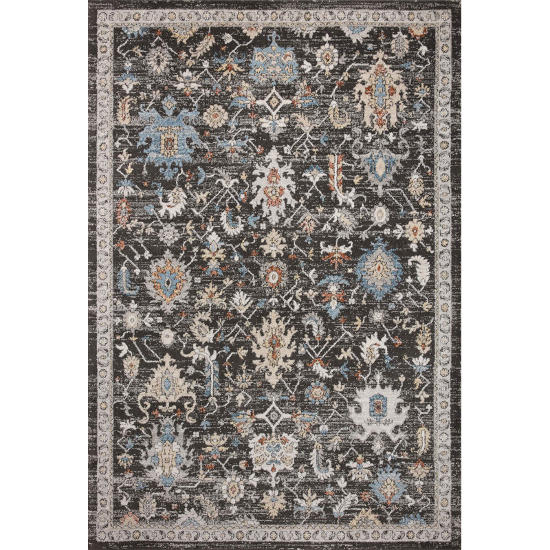 Anisha Oriental Indoor Rug, Square 1'6"