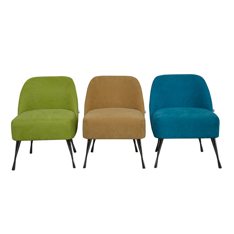Vintage Upholstered Accent Chair, Lime Green