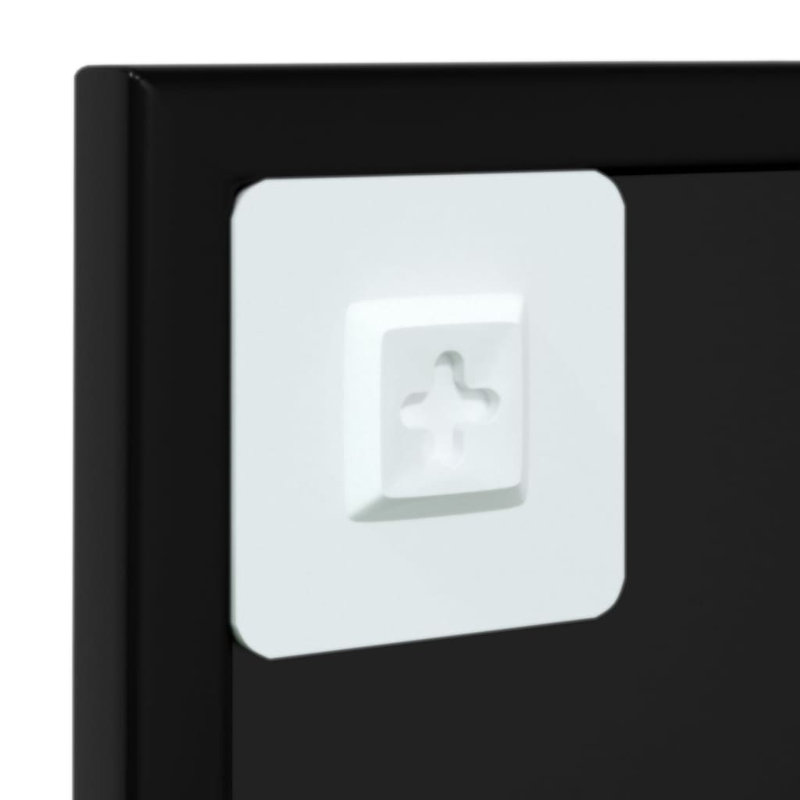 Mikayia Rectangular Metal Wall Mirror, 60cm H x 60cm W