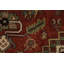 Grand tapis géométrique fait à la main 12 x 15
