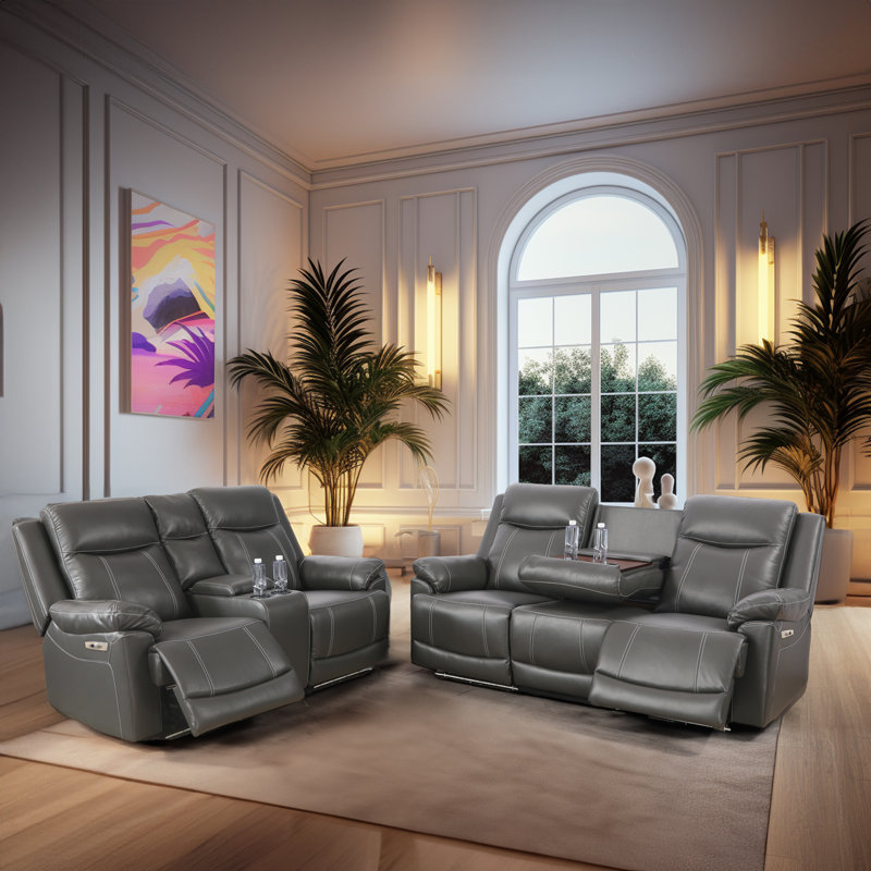 Larne Faux Leather Recliner