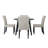 Asuncin 4 - Person Four Leg Dining Set-824363035