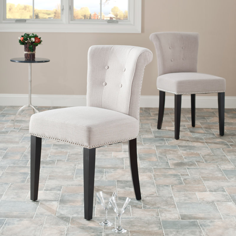 Bowie 20.7'' H Tufted Upholstered Side Chair, True Taupe