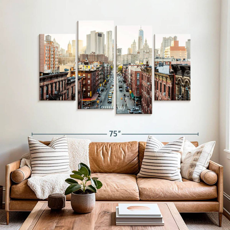 Sireci Lower East Side Street, 42"H x 68"W