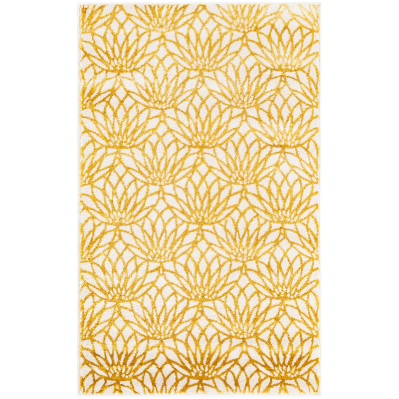 Geometric Area Rug, Rectangle 94 cm x 160 cm