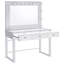 Ensemble de meuble-lavabo 3 tiroirs avec éclairage Ahlers - chrome et blanc