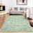 2x6 Runner Rug Washable Runner Rug Modern Abstract Runner Mat Hallway Contemporary Solid Rug Non-Slip Foldable Aesthetic Accent Floor Carpet Beige-1712449773