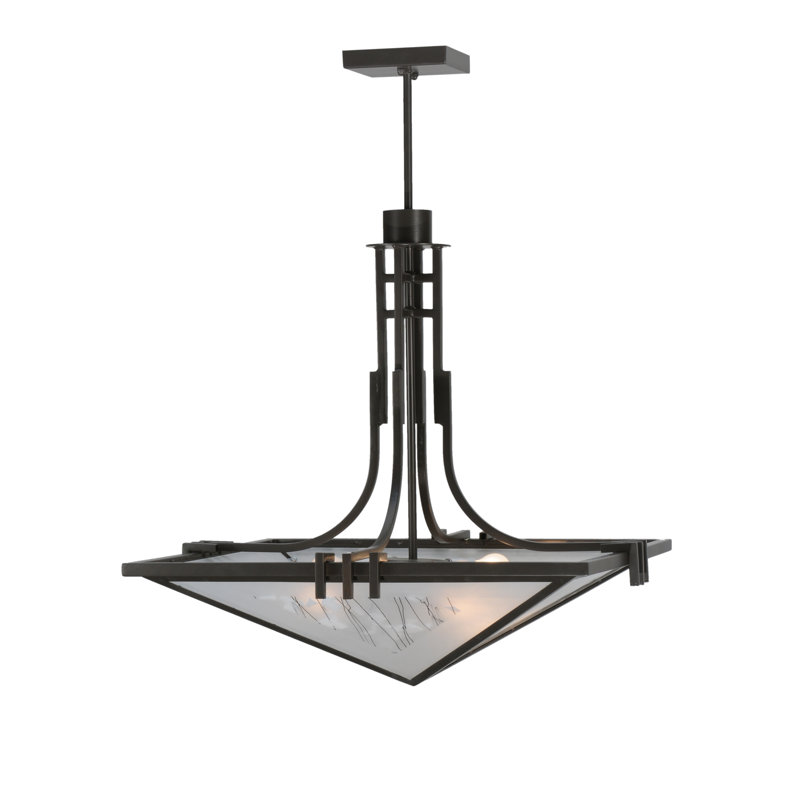 Metro Fusion 4 - Light Pendant, Steel, Clear