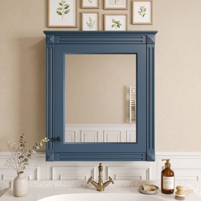 Armoire à pharmacie murale avec miroir et tablette réglable